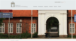 Desktop Screenshot of museen-rendsburg.de